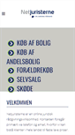 Mobile Screenshot of netjuristerne.dk